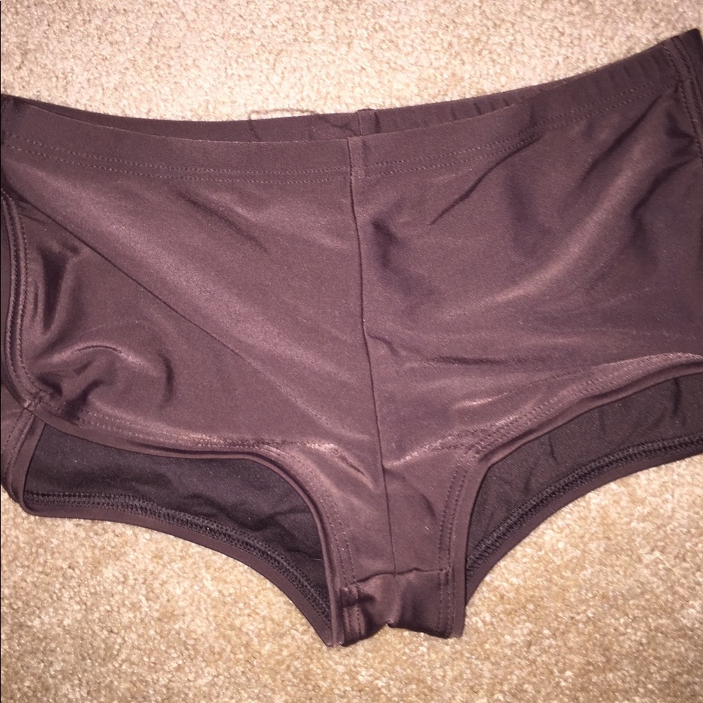 Mix of bikini bottoms. Two brown, one gold